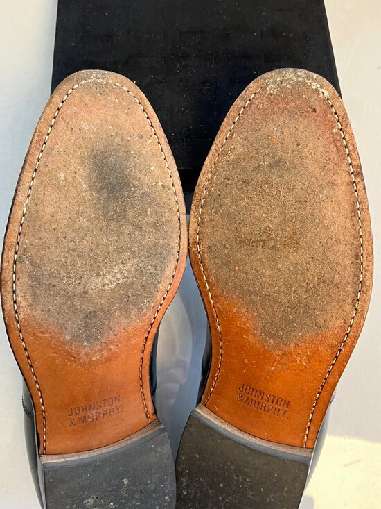 Johnston & Murphy Men’s Black Cap Toe Oxford Dress Shoes Size 9 main image 10
